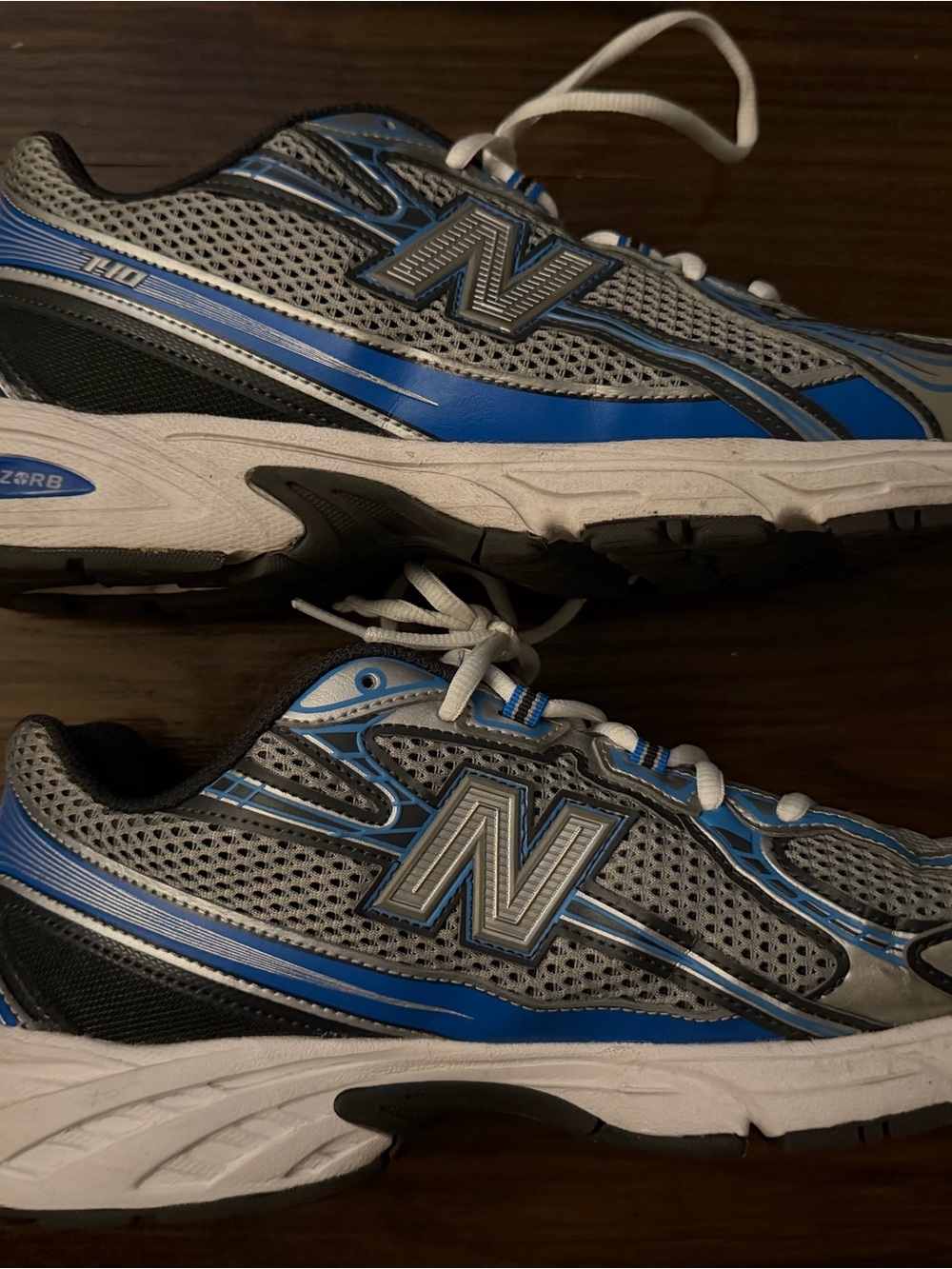 New Balance Men's Athletic Shoes in Gray and Blue